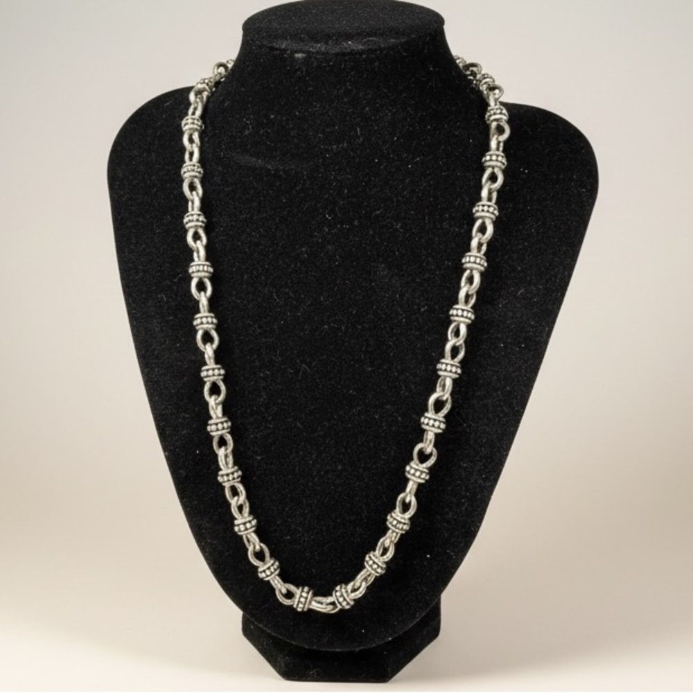 Premier Designs Lauren Necklace Silvertone Link